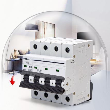 Aigostar - 4-fazni izklopnik 4P-20A-C 400V