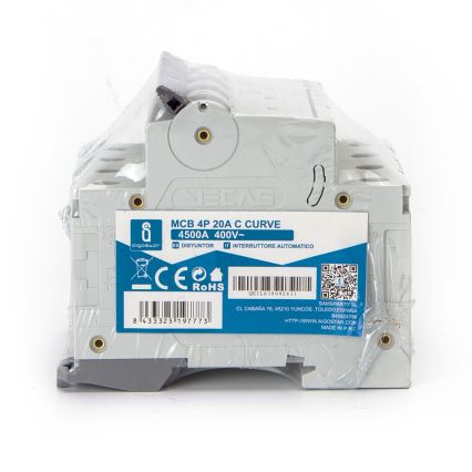 Aigostar - 4-fazni izklopnik 4P-20A-C 400V