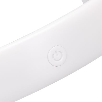 Aigostar - Akumulatorski vratni ventilator 4W/5V 2000mAh bela