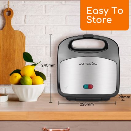 Aigostar - Aparat za sendviče 800W/230V črna