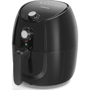 Aigostar - Cvrtnik na vroč zrak 1500W/230V 3,5l črna