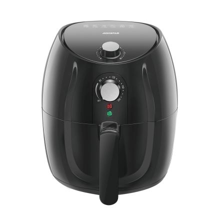 Aigostar - Cvrtnik na vroč zrak 1500W/230V 3,5l črna