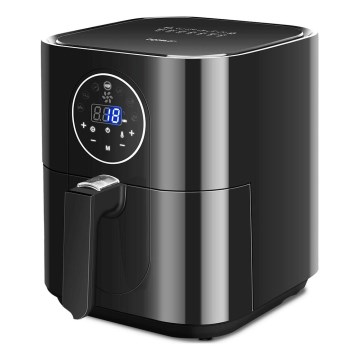 Aigostar - Cvrtnik na vroč zrak 1500W/230V 3,5l črna