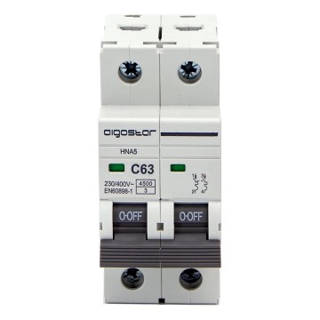 Aigostar - Dvofazni izklopnik 2P-63A-C 230-400V
