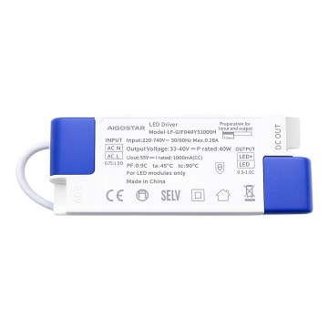 Aigostar - Električni transformator 40W/230V