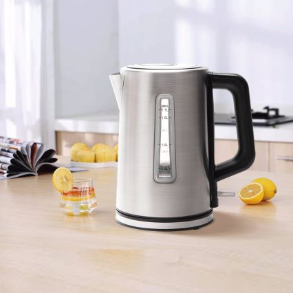 Aigostar - Grelnik vode 1,7l 2200W/230V mat krom