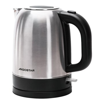 Aigostar - Grelnik vode 1,7l 2200W/230V mat krom