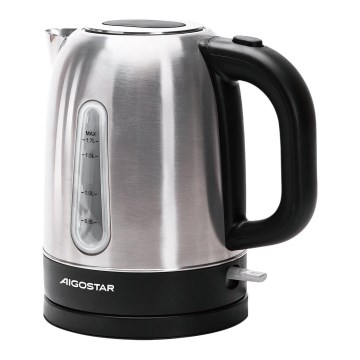 Aigostar - Grelnik vode 1,7l 2200W/230V mat krom