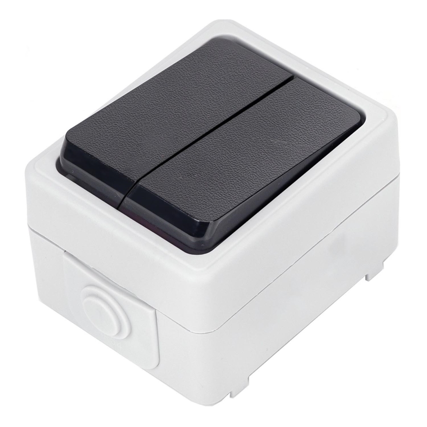 Aigostar - Hišno stikalo za izmenični tok 250V/10A IP54