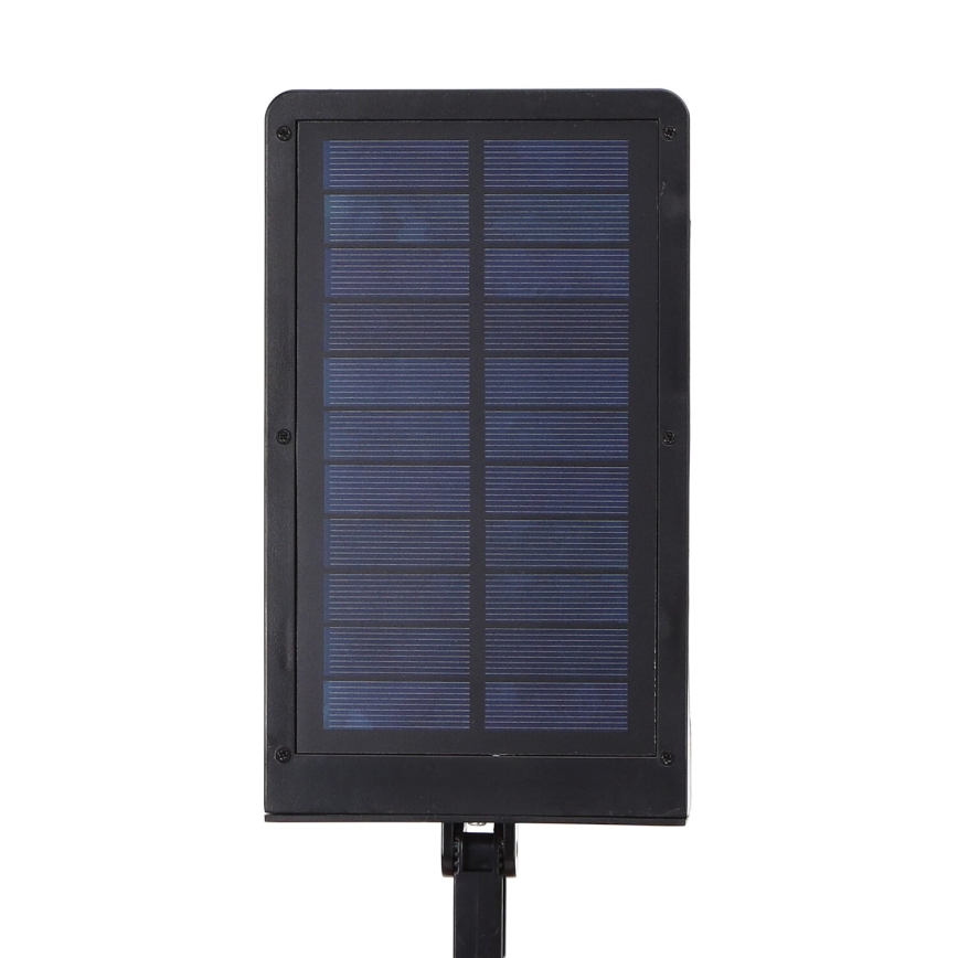Aigostar - Komplet 2x LED solarnih uličnih svetilk s senzorjem LED/3W/3,7V1800 mAh IP44 3000/4000/5000K + z daljinskim upravljalnikom