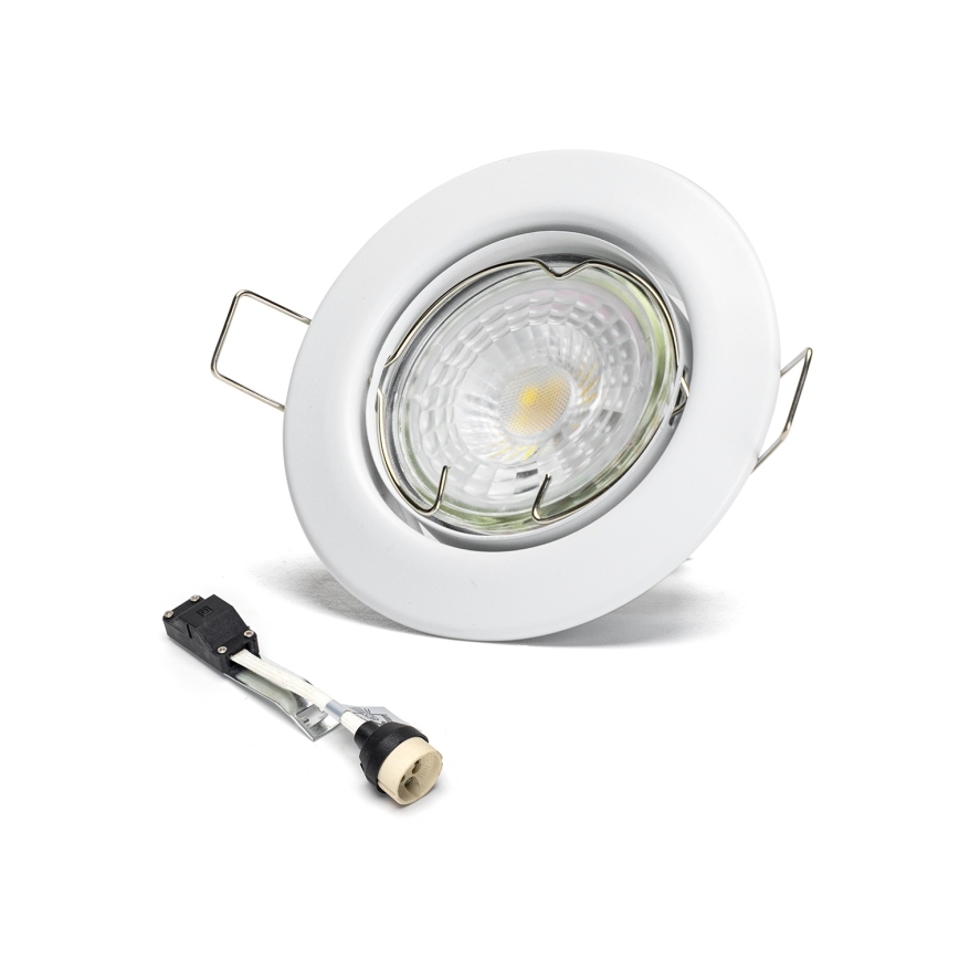 Aigostar - Komplet 3x LED vgradnih stropnih svetilk 1x GU10/4,5W/230V 4000K bela