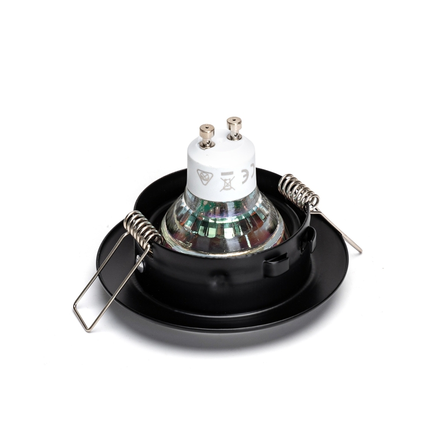 Aigostar - Komplet 3x LED vgradnih stropnih svetilk 1xGU10/4,5W/230V 4000K črna