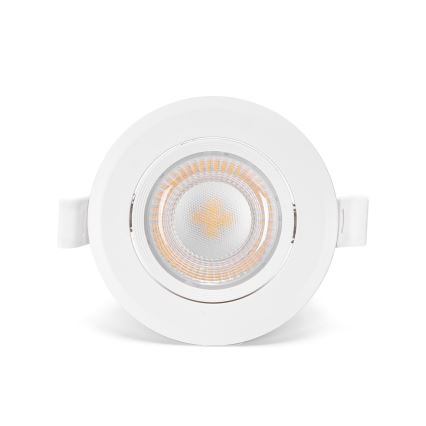 Aigostar - Komplet 3x LED vgradnih stropnih svetilk LED/5W/230V 3000K premer 8,5 cm v beli barvi