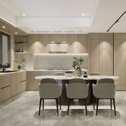 Aigostar - KOMPLET 3x vgradne LED stropne svetilke LED/5W/230V 4000K premer 8,5 cm bela