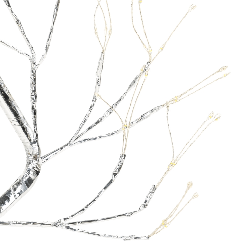 Aigostar - LED božična dekoracija 108xLED/3xAA/8 funkcij 45cm topla bela