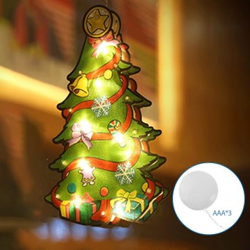 Aigostar - LED Božična dekoracija LED/3xAAA drevo 15cm