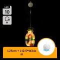 Aigostar - LED Božična dekoracija LED/3xAAA snežak 25cm