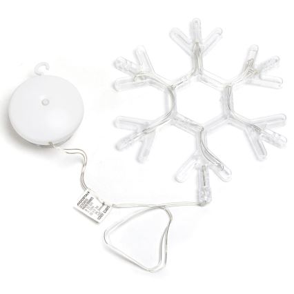 Aigostar - LED Božična dekoracija LED/3xAAA topla bela snežinka 19cm