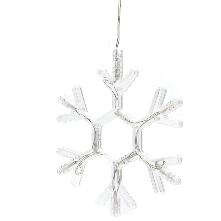Aigostar - LED Božična dekoracija LED/3xAAA topla bela snežinka 19cm