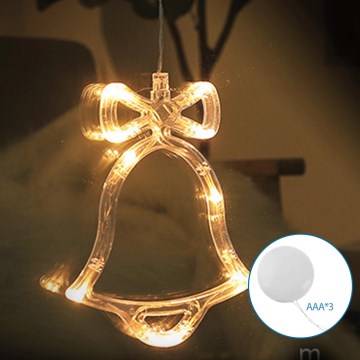 Aigostar - LED Božična dekoracija LED/3xAAA zvonec 18cm