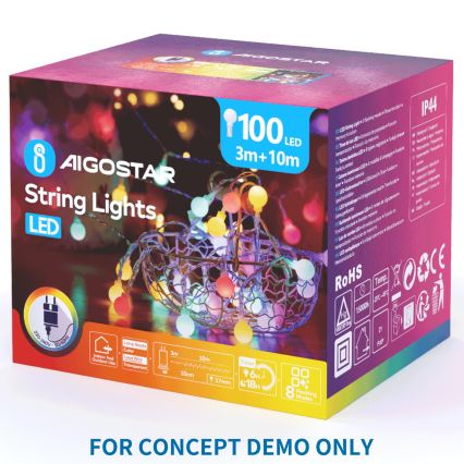 Aigostar - LED božična dekoracija LED/5W/230V hladno bela snežak