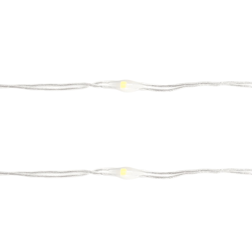 Aigostar - LED Božična veriga 100xLED/3xAA 10,3m hladno bela