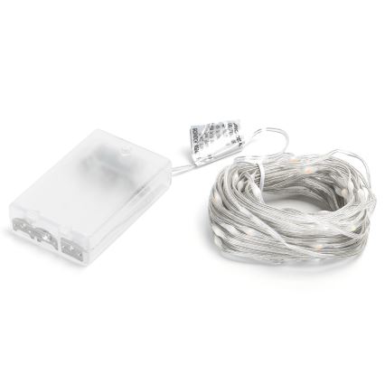 Aigostar - LED Božična veriga 100xLED/3xAA 10,3m multicolor