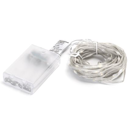 Aigostar - LED Božična veriga 100xLED/3xAA 10,3m topla bela