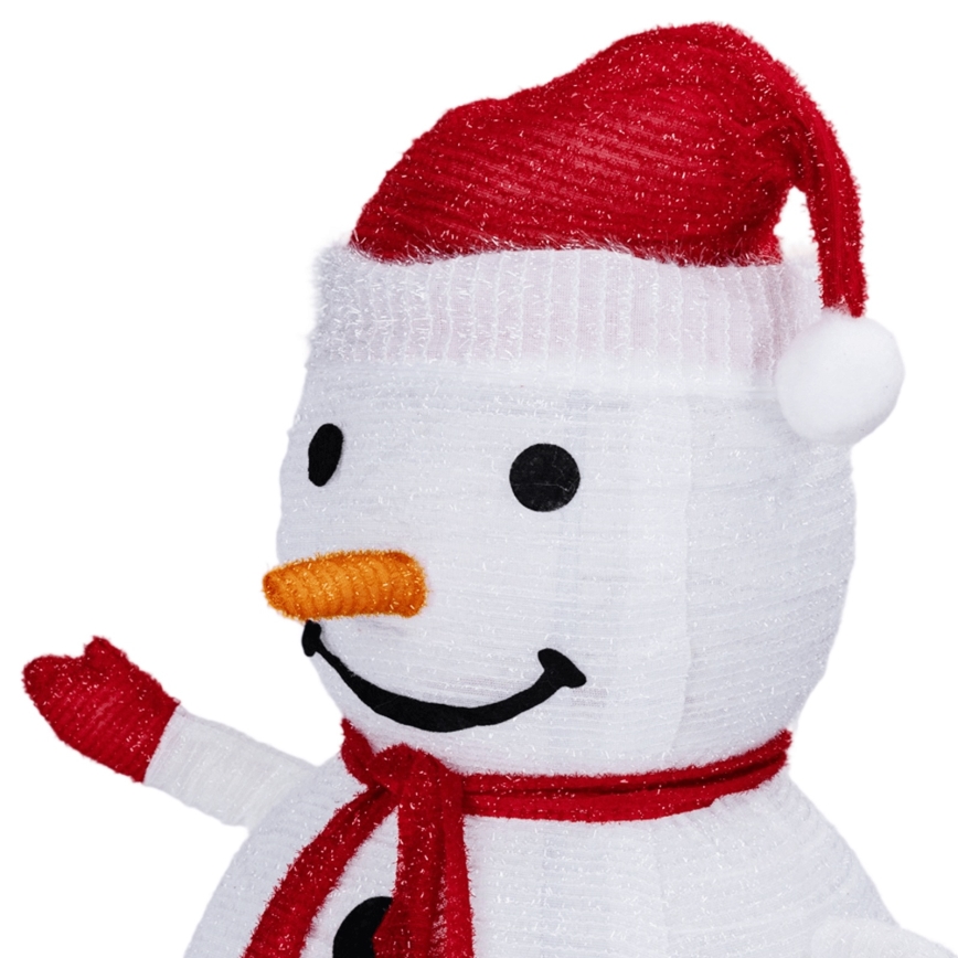 Aigostar - LED božična zunanja dekoracija 50xLED/3xAA 0,7m IP44 snežak + daljinski upravljalnik