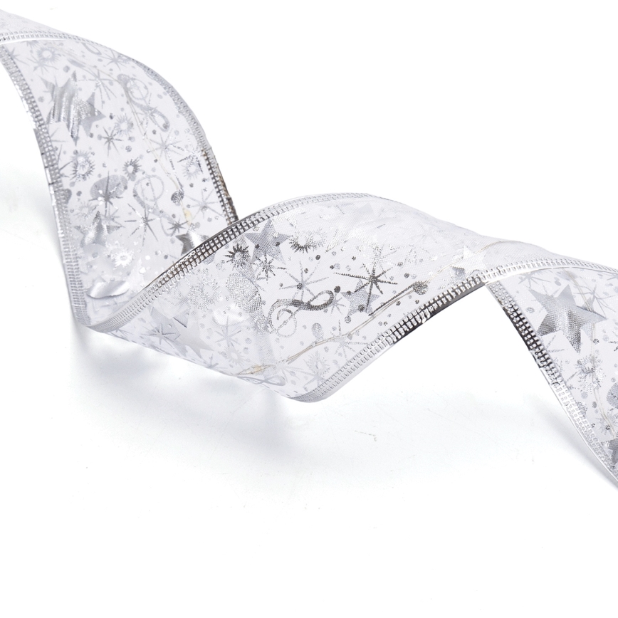 Aigostar - LED božični niz 50 LED, napajanje 3×AA, 5 m, topla bela, srebrna