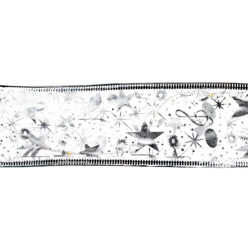 Aigostar - LED božični niz 100xLED/3xAA 10 m topla bela srebrna