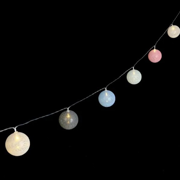 Aigostar - LED božični niz 10xLED/3xAA 2m topla bela