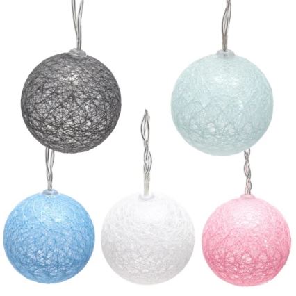 Aigostar - LED božični niz 10xLED/3xAA 2m topla bela