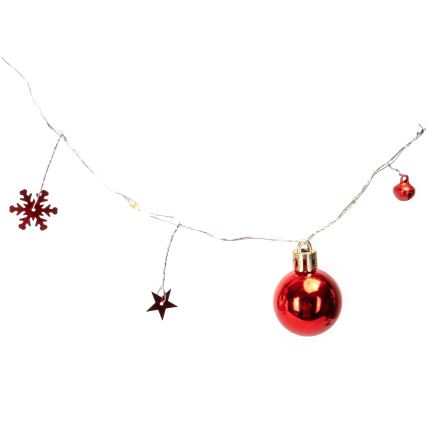 Aigostar - LED božični niz 20xLED/3xAA 2 m topla bela