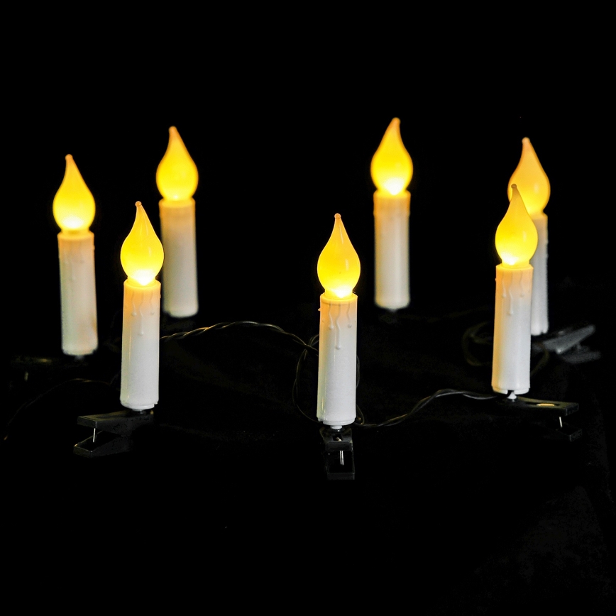 Aigostar - LED božični niz 25×LED/3×AA, 5 m, topla bela