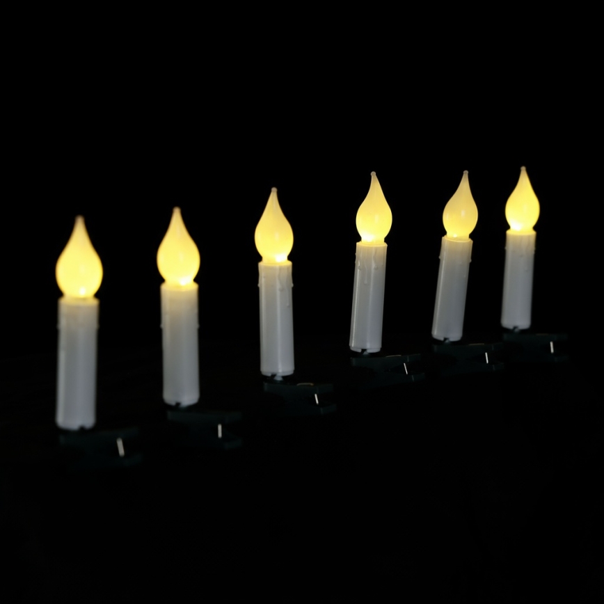 Aigostar - LED božični niz 25×LED/3×AA, 5 m, topla bela