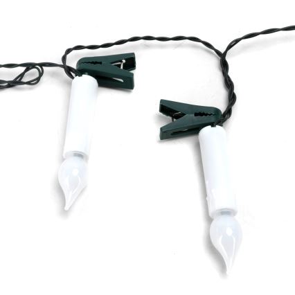 Aigostar - LED božični niz 25×LED/3×AA, 5 m, topla bela