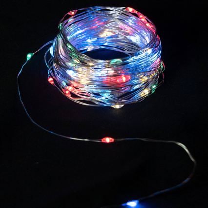 Aigostar - LED božični niz 40xLED/2x3V 4m večbarven