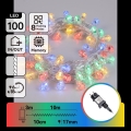 Aigostar - LED božični niz za zunanjo uporabo 100xLED/8 funkcij 13m IP44 večbarven
