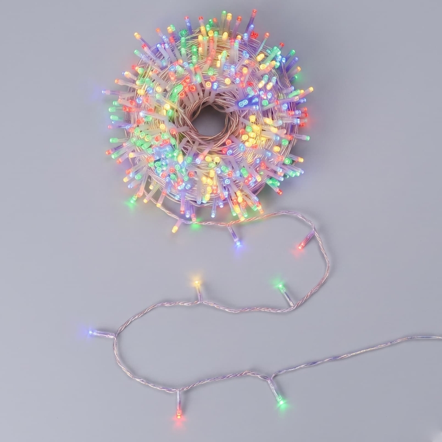 Aigostar - LED božični niz za zunanjo uporabo, 750×LED / 8 funkcij, 78 m, IP44, večbarvno