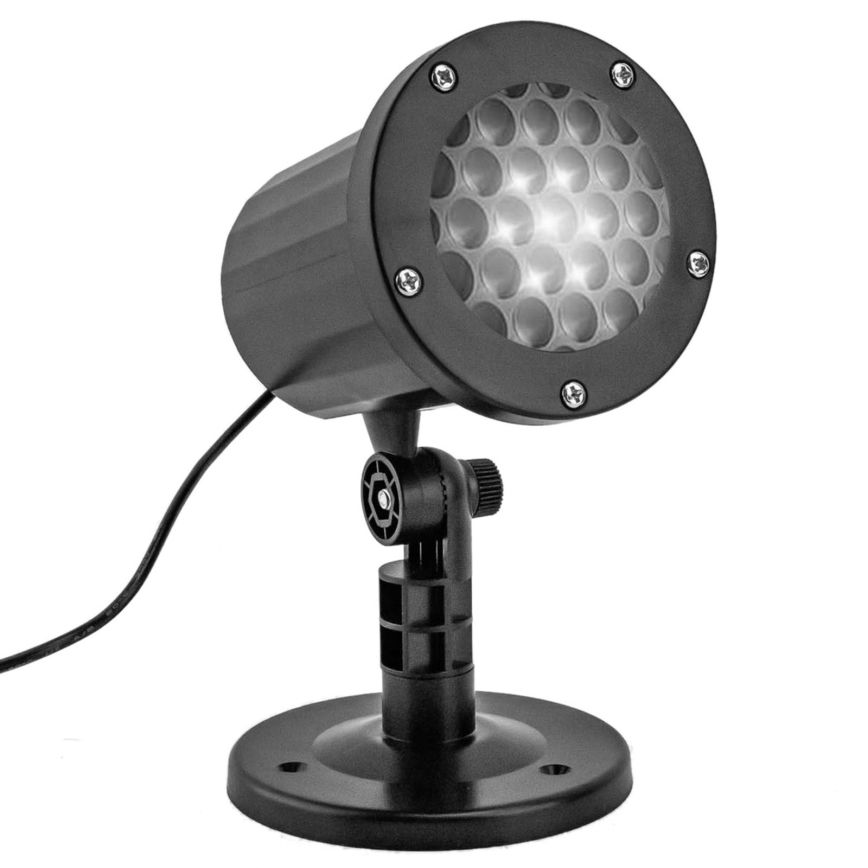 Aigostar - LED božični zunanji projektor snežink LED/5W/230V IP44 hladna bela