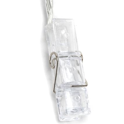 Aigostar - LED dekorativni niz 20xLED/5W/USB 6 m topla bela