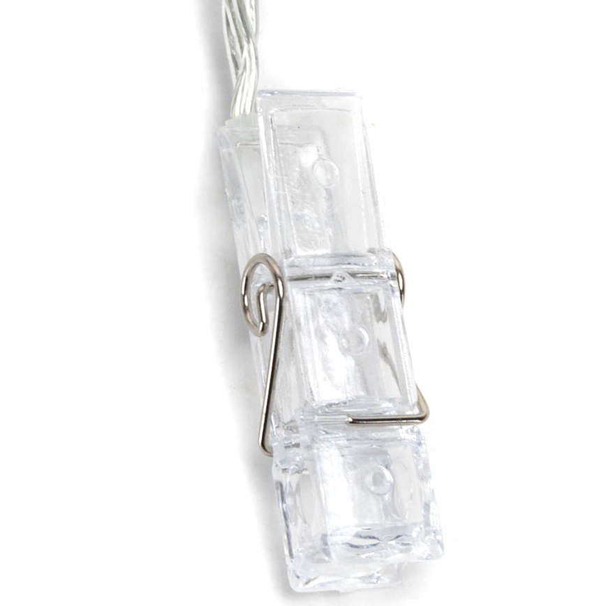 Aigostar - LED dekorativni niz 20xLED/5W/USB 6 m topla bela