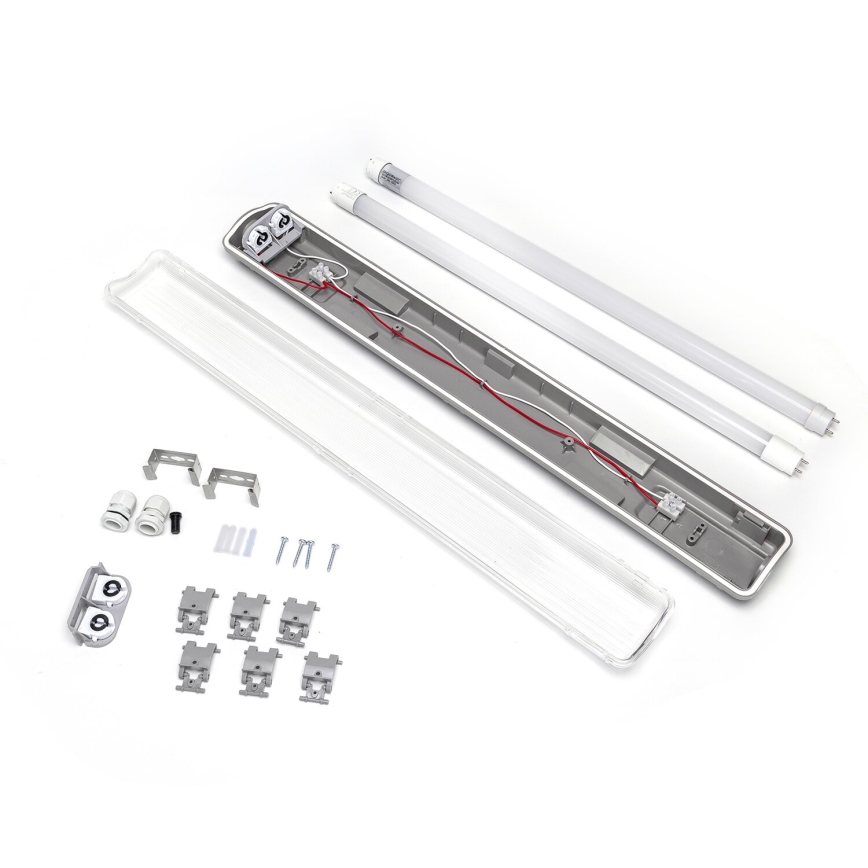 Aigostar - LED Industrijska fluorescentna svetilka 2xG13/9W/230V 4000K 66,6 cm IP65