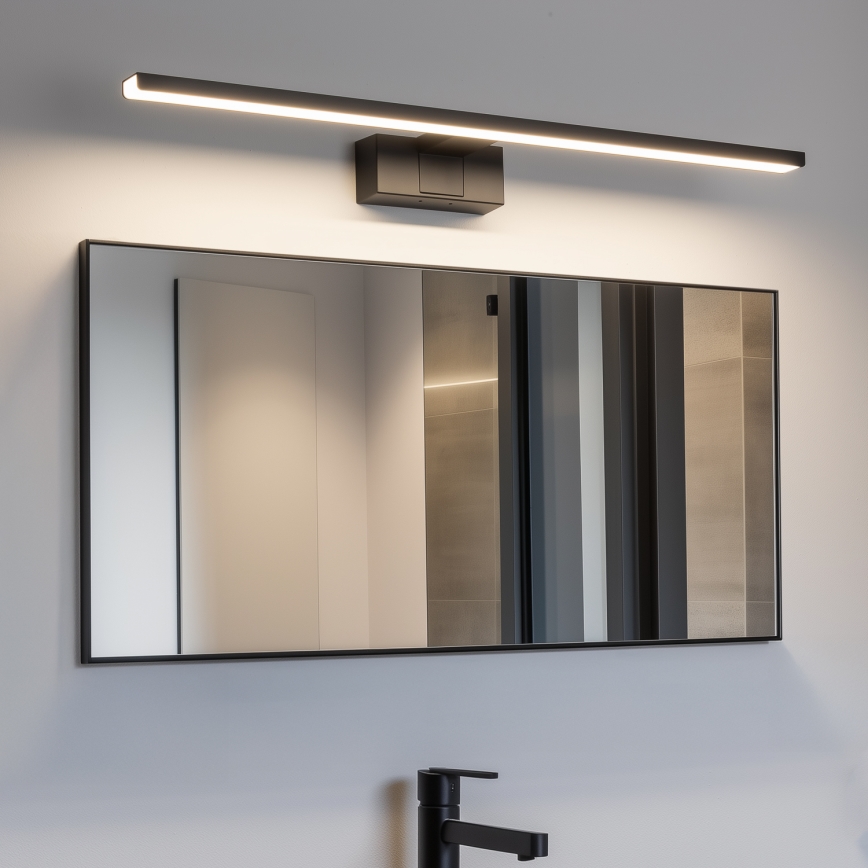 Aigostar - LED Kopalniška luč za osvetlitev ogledala LED/12W/230V 4000K 60 cm IP44 črna