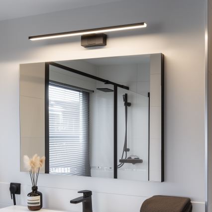Aigostar - LED Kopalniška luč za osvetlitev ogledala LED/12W/230V 4000K 60 cm IP44 črna