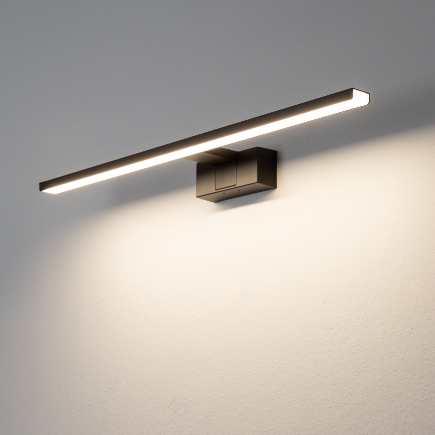 Aigostar - LED Kopalniška luč za osvetlitev ogledala LED/12W/230V 4000K 60 cm IP44 črna