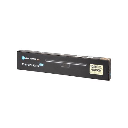 Aigostar - LED Kopalniška luč za osvetlitev ogledala LED/12W/230V 4000K 60 cm IP44 črna