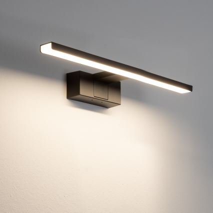 Aigostar - LED Kopalniška luč za osvetlitev ogledala LED/8W/230V 4000K 40 cm IP44 črna