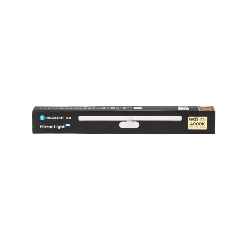 Aigostar - LED Kopalniška luč za osvetlitev ogledala LED/8W/230V 4000K 60cm IP44